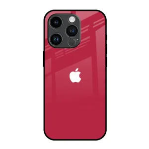 Solo Maroon Glass case for iPhone 14 Pro Luxury Pattern