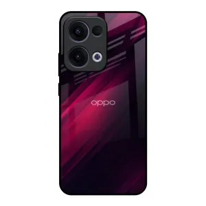 Razor Black Glass Case for Oppo Reno13 5G Hybrid Look Vibrant Finish