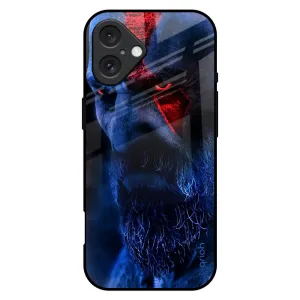 God Of War Glass Case For iPhone 16 Plus Daily Durability