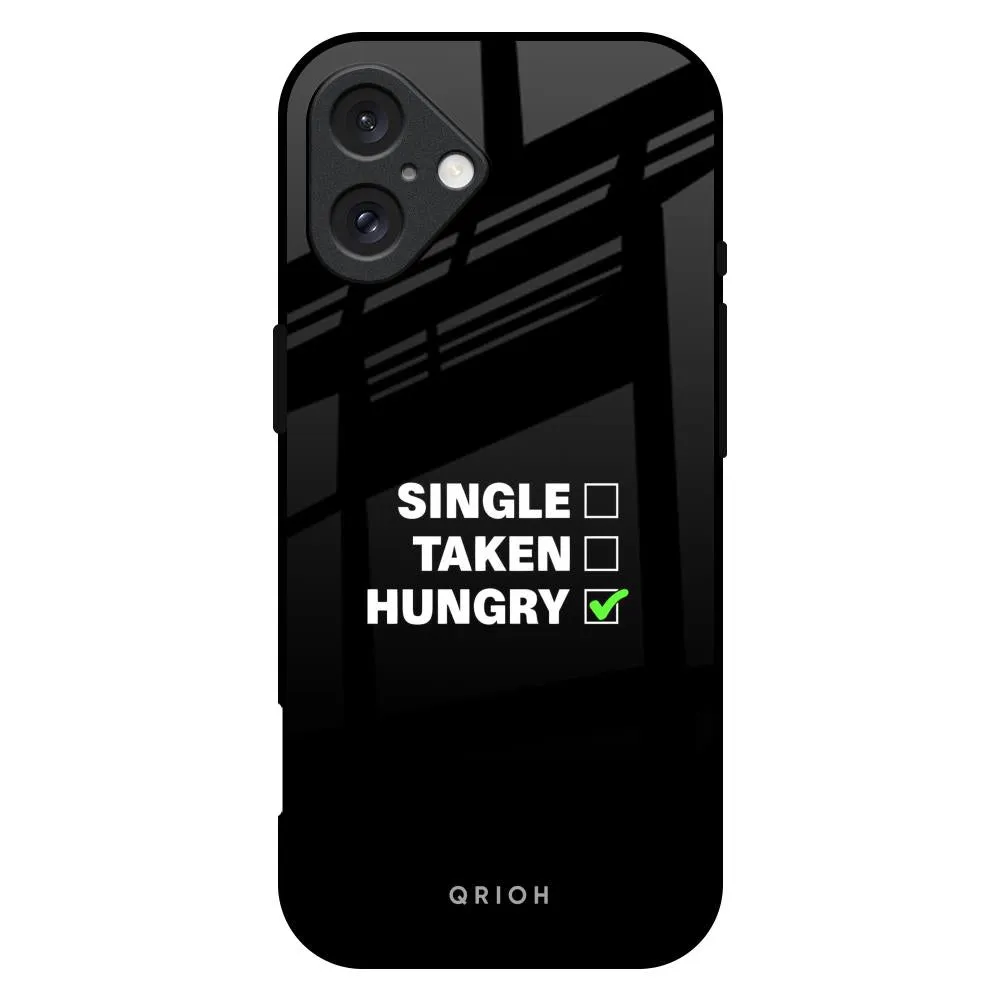 Hungry Glass Case for iPhone 16 Plus Luxury Feel