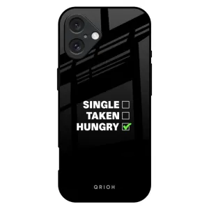 Hungry Glass Case for iPhone 16 Plus Luxury Feel