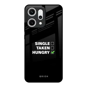 Hungry Glass Case for Oppo Reno14 5G Fashion Look Minimal Surface