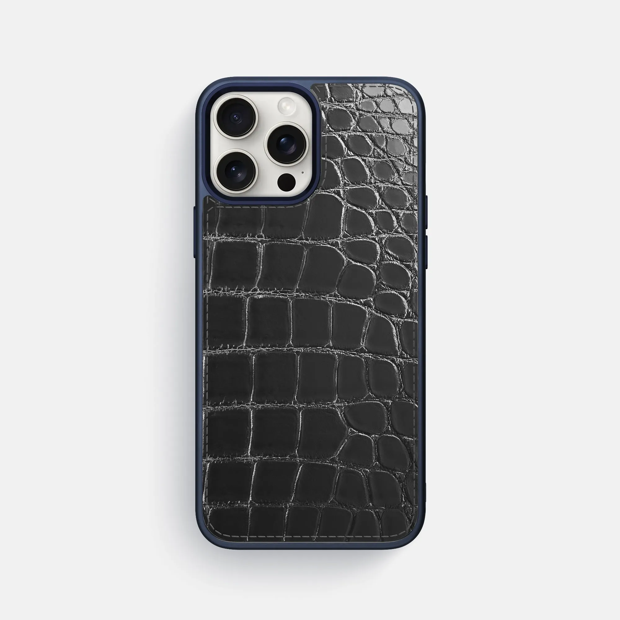 Refined Look Toned Sport Case For iPhone 16 Pro Max In Patina Alligator