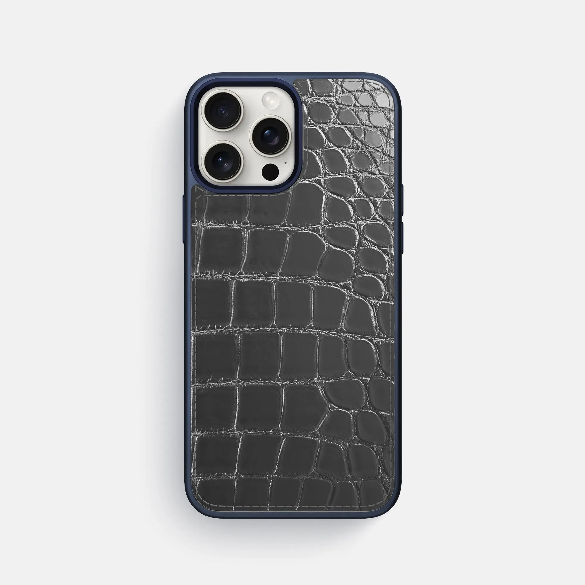 Toned Sport Case For iPhone 16 Pro Max In Patina Alligator Minimal Style