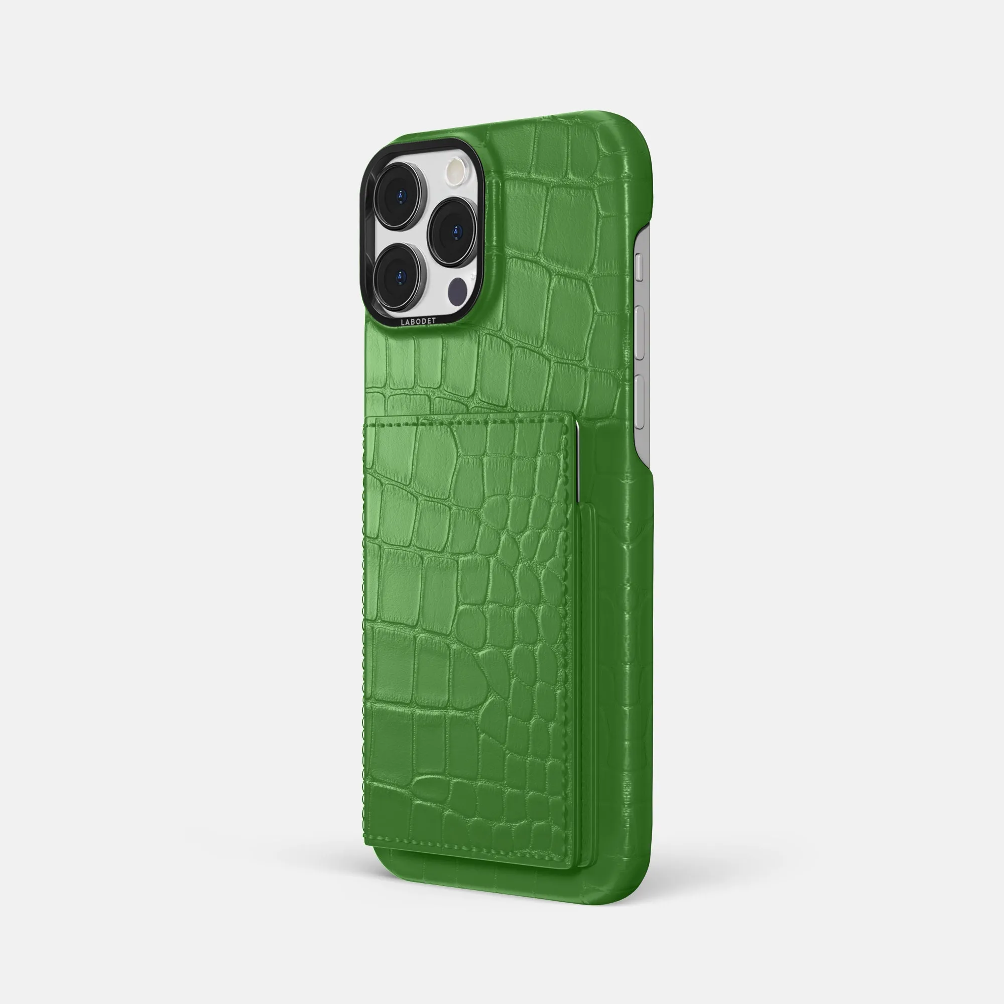 Bi-Fold Case For iPhone 16 Pro Max In Alligator Shock Resistant Build Stylish Layer Texture