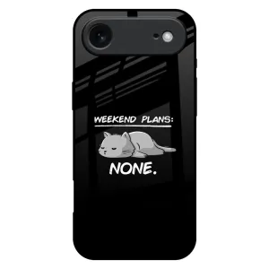 Chic Accessory Weekend Plans Glass Case for iPhone 17 Air