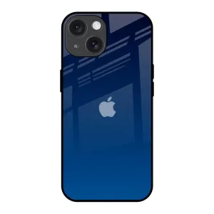 Rugged Texture Design Smooth Outline Very Blue Glass Case for iPhone 15