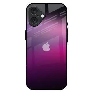 Knight Pink Glass Case for iPhone 16 Plus Hybrid Surface Layer Matte Texture Surface