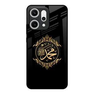 Islamic Calligraphy Glass Case for Oppo Reno14 5G Polished Look Printed Graphic