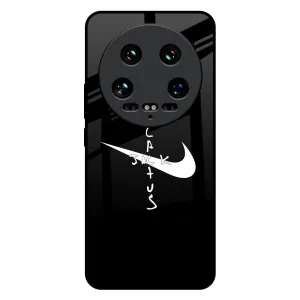 Jack Cactus Glass Case for Mi 14 Ultra 5G Glossy Finish Look Flexible Pattern Texture