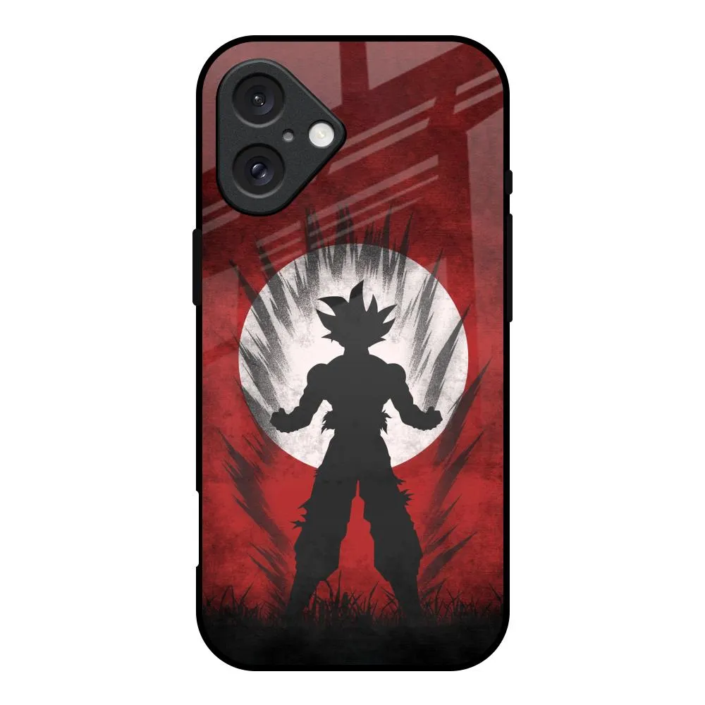 Clear Texture Soft Design Japanese Animated Glass Case for iPhone 16