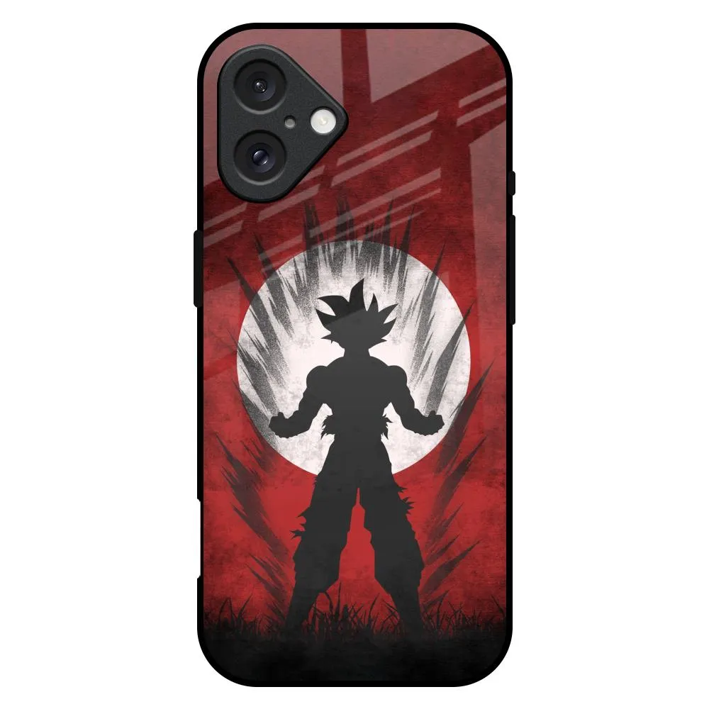 Japanese Animated Glass Case for iPhone 16 Plus Vibrant pattern