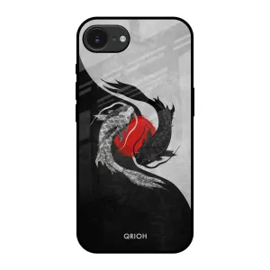 Compact Style Japanese Art Glass Case for Apple iPhone 16e