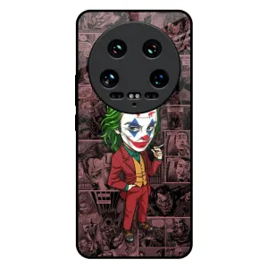 Soft Edge Texture Comfort grip design Joker Cartoon Glass Case for Mi 14 Ultra 5G