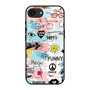 Just For You Glass Case For Apple iPhone 16e Minimal Feature