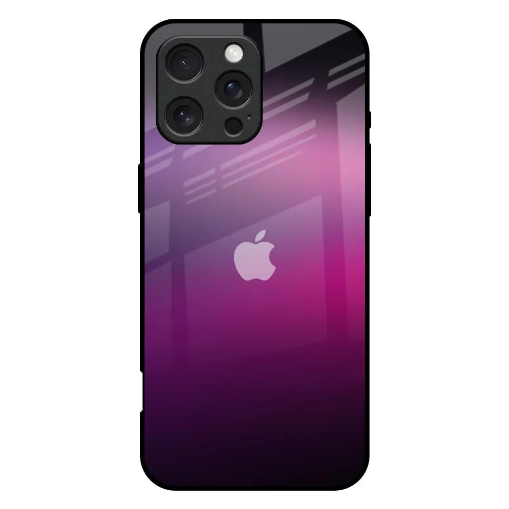 Matte Texture Knight Pink Glass Case for iPhone 16 Pro Max