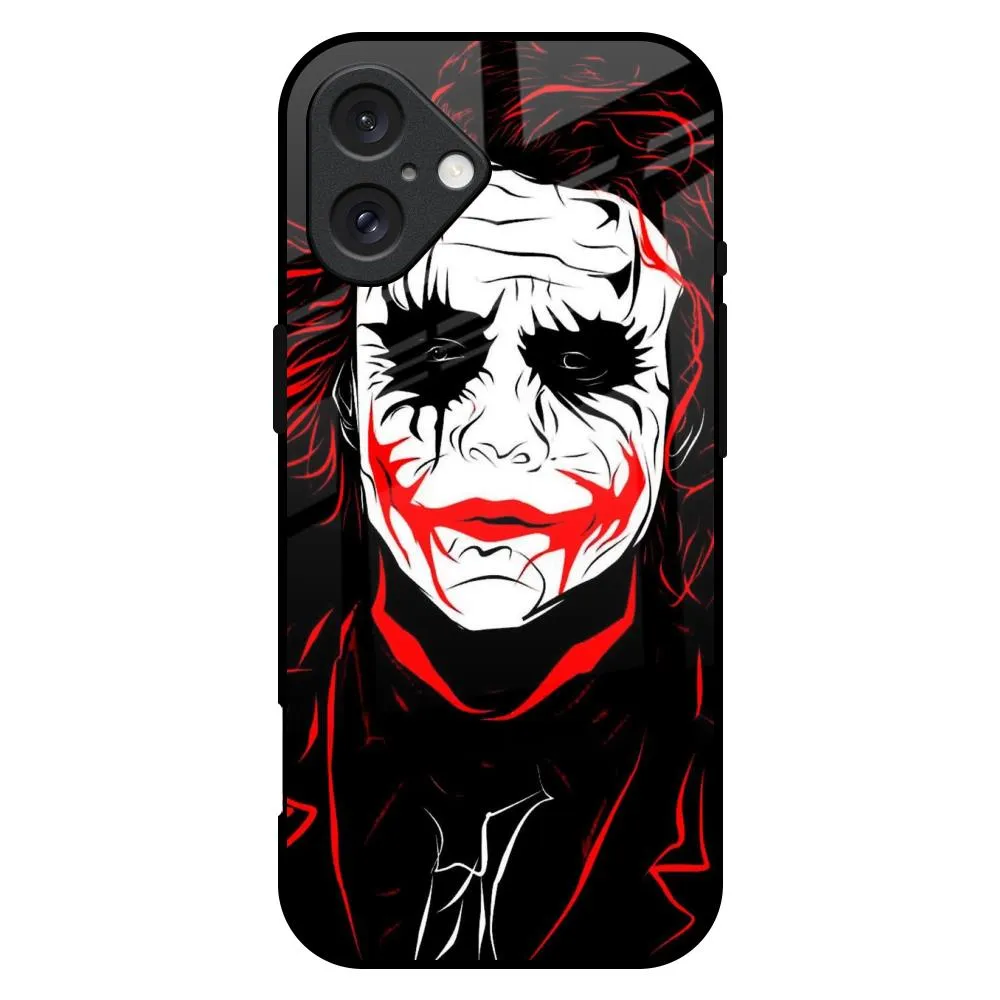 Minimal Detail Texture Modern Pattern Style Life In Dark Glass Case For iPhone 16 Plus