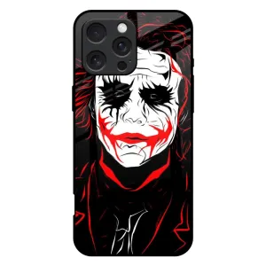 Polished Detail Edge Life In Dark Glass Case For iPhone 16 Pro Max