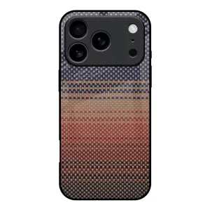 Fiber Artistry Glass Case for iPhone 17 Pro Outdoor Use Smooth Pattern Finish
