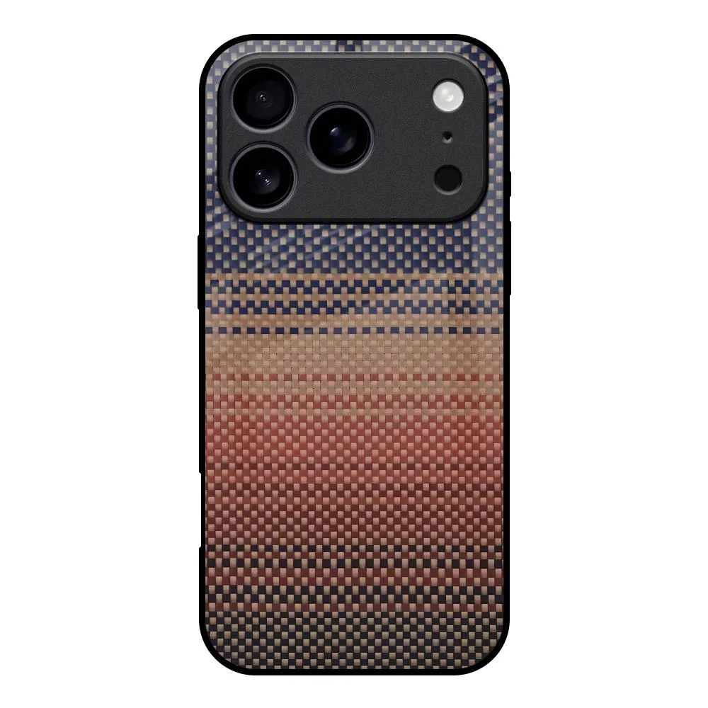 Fiber Artistry Glass Case for iPhone 17 Pro Outdoor Use Smooth Pattern Finish