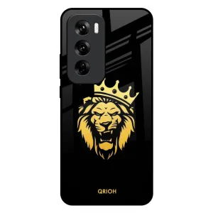 Lion The King Glass Case for Oppo Reno 12 Pro 5G Sleek Appearance