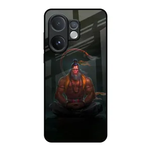 Outdoor Design Lord Hanuman Animated Glass Case for Vivo V60 5G