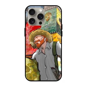 Loving Vincent Glass Case for iPhone 15 Pro Max Modern Look