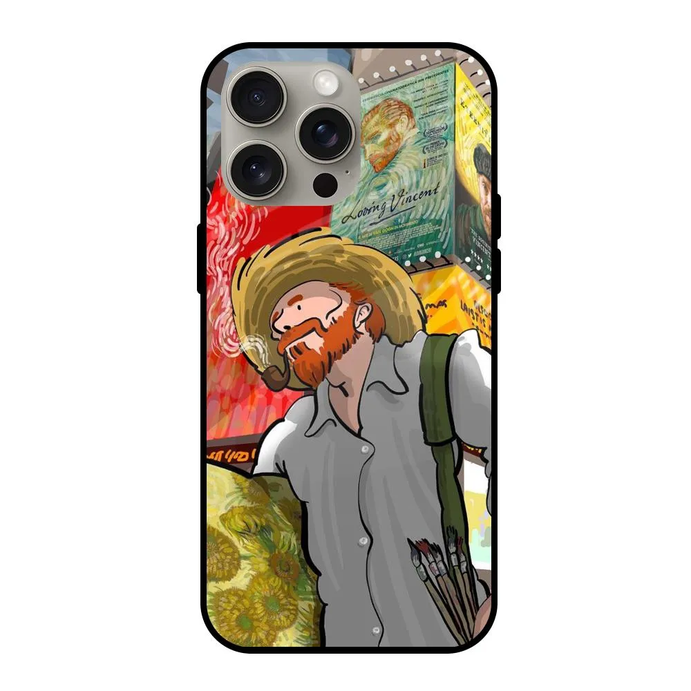 Loving Vincent Glass Case for iPhone 15 Pro Max Modern Look