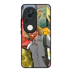 Loving Vincent Glass Case for Vivo T4 Ultra 5G Drop Defense