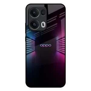 Premium Style Disco Line Glass Case for Oppo Reno13 Pro 5G