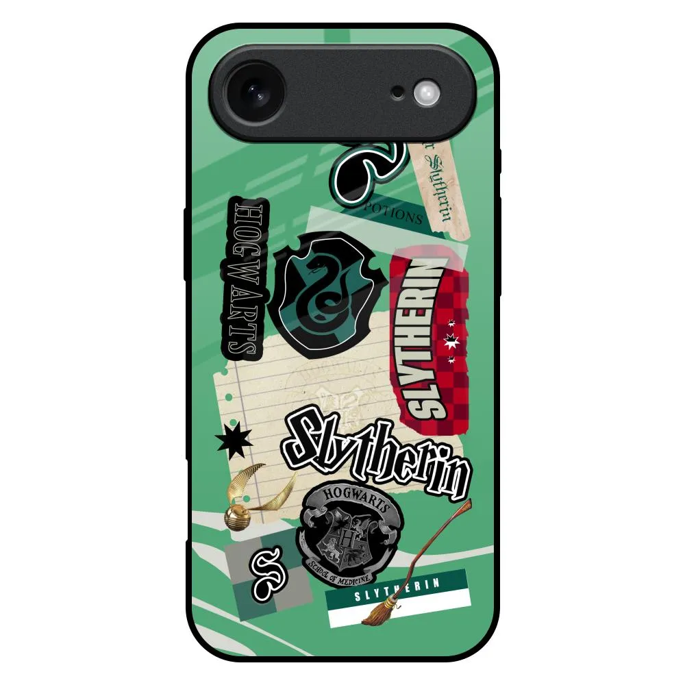 Sporty Appeal Slytherin Glass Case for iPhone 17 Air