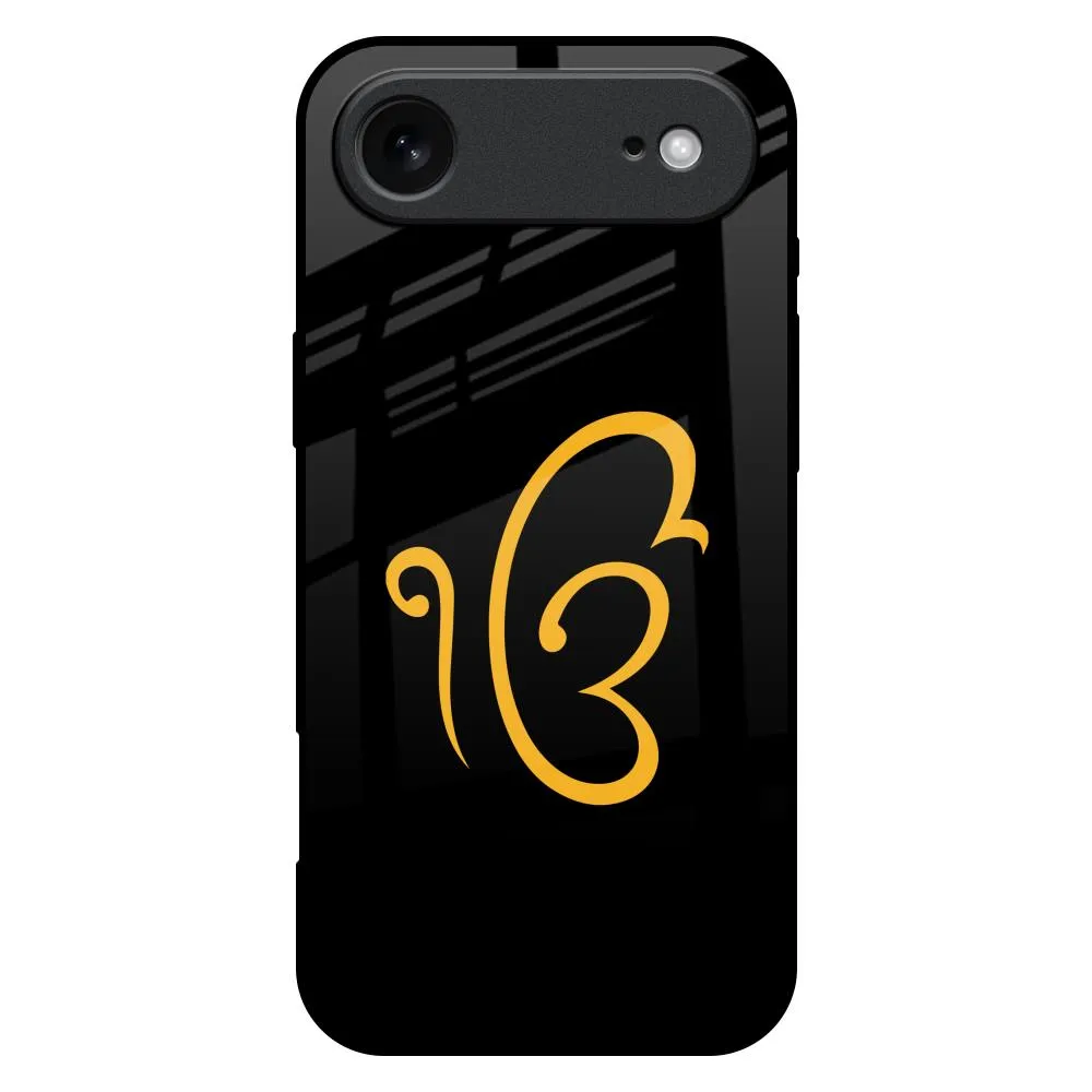 Luxury Fashion Initial Glass Case for iPhone 17 Air Perfect Fit Comfort Shield