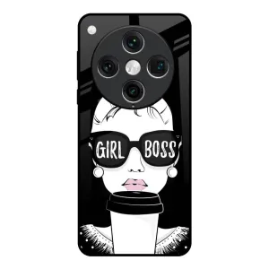 Youth Style Strong Grip Girl Boss Glass Case For Oppo Find x8 Pro