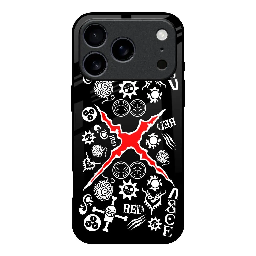 Smooth Craft Creative Artwork Red Zone Glass Case for iPhone 17 Pro
