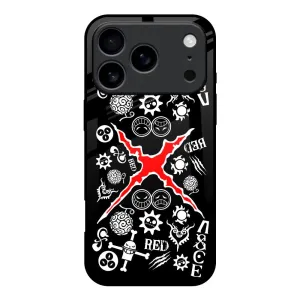 Smooth Craft Creative Artwork Red Zone Glass Case for iPhone 17 Pro