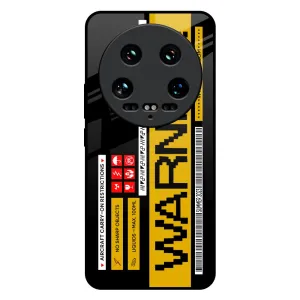 Slim Look Aircraft Warning Glass Case for Mi 14 Ultra 5G