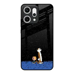 Casual Wear Urban Minimalism Night Sky Star Glass Case for Oppo Reno14 5G