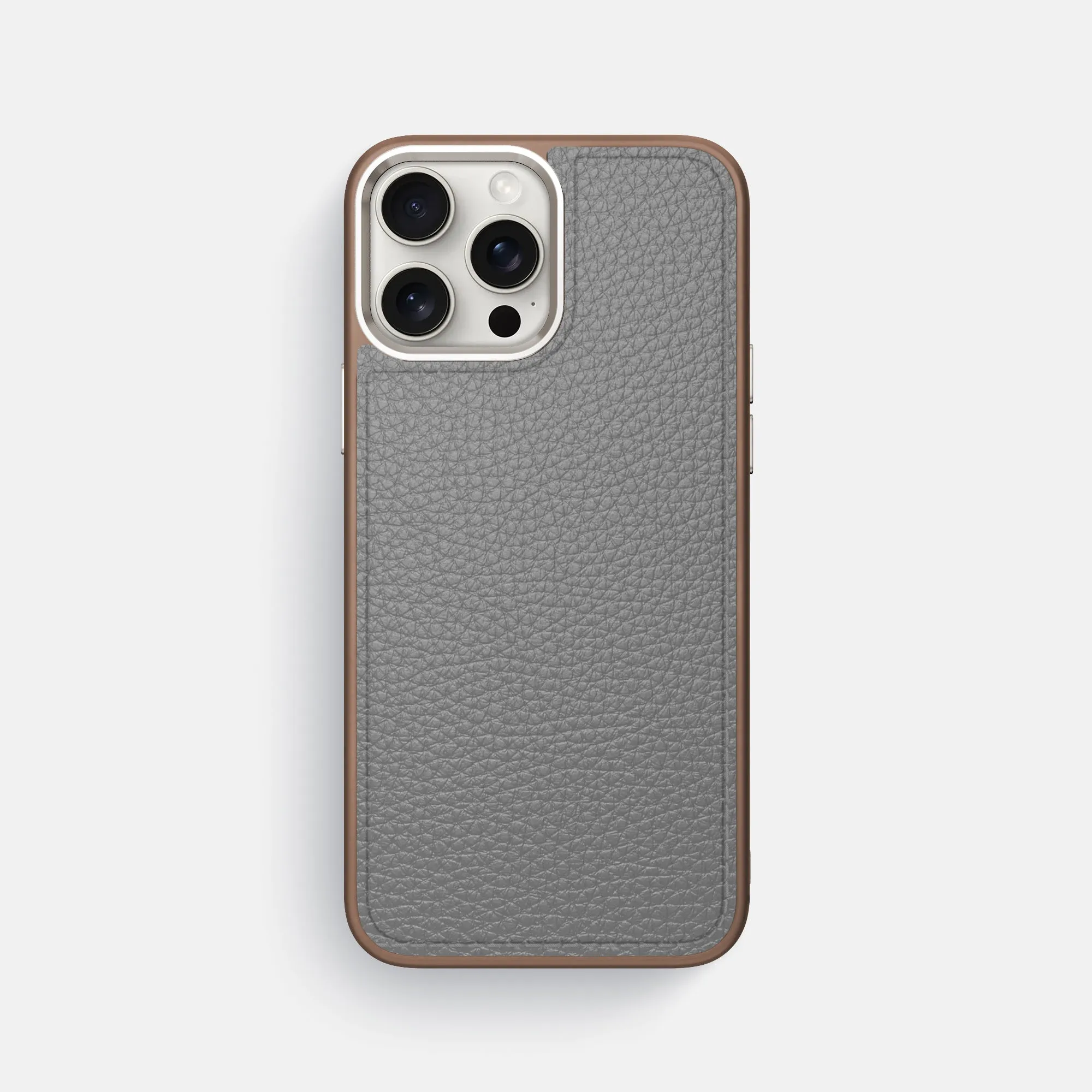 Toned Sport Case For iPhone 16 Pro Max In Calf Stylish frame Luxury Finish