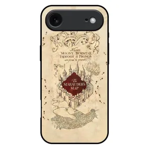 Magical Map Glass Case for iPhone 17 Air Compact Edge