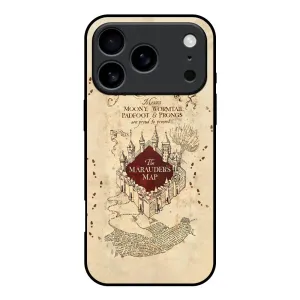 Magical Map Glass Case for iPhone 17 Pro Hybrid Touch Modern Form