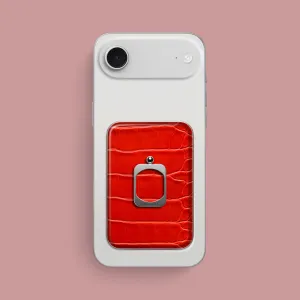 MagSafe Ring Deep Coral For iPhone 17 Air In Alligator Flexible Detail Design