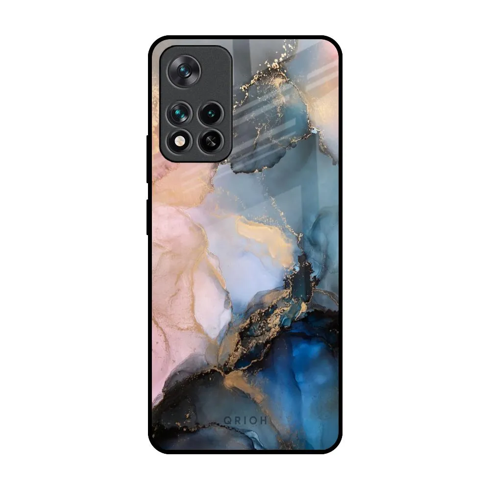 Marble Ink Abstract Glass Case for Mi 11i Rugged Look Modern Texture Build