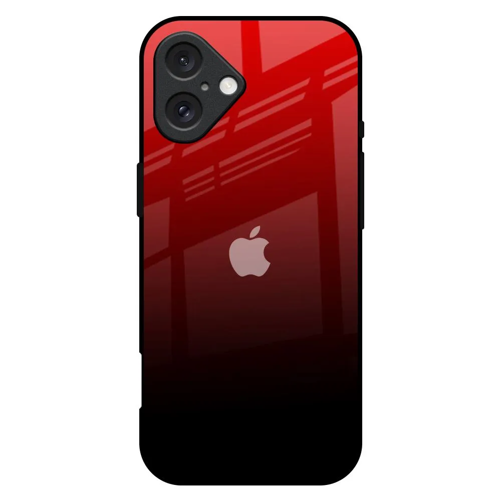 Portable Layer Maroon Faded Glass Case for iPhone 16 Plus