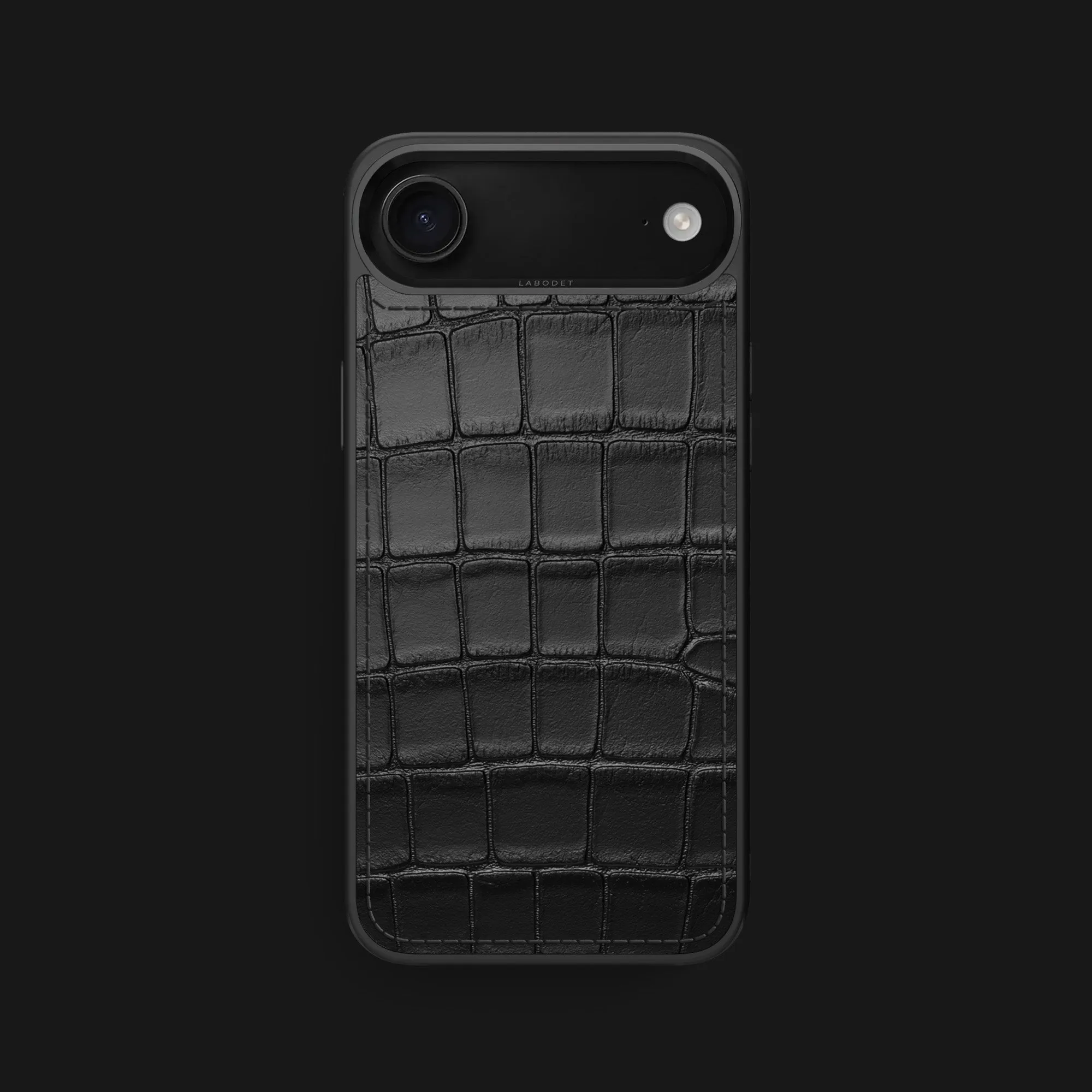 Soft Finish Layer metal frame Sport Case Edition Black For iPhone 17 Air In Alligator