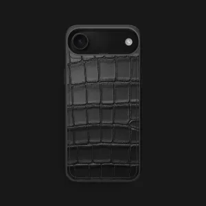 Soft Finish Layer metal frame Sport Case Edition Black For iPhone 17 Air In Alligator