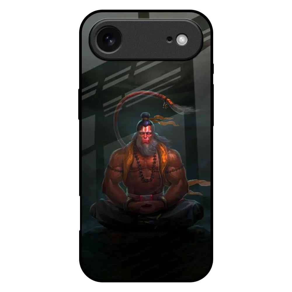 Stylish Choice Lord Hanuman Animated Glass Case for iPhone 17 Air