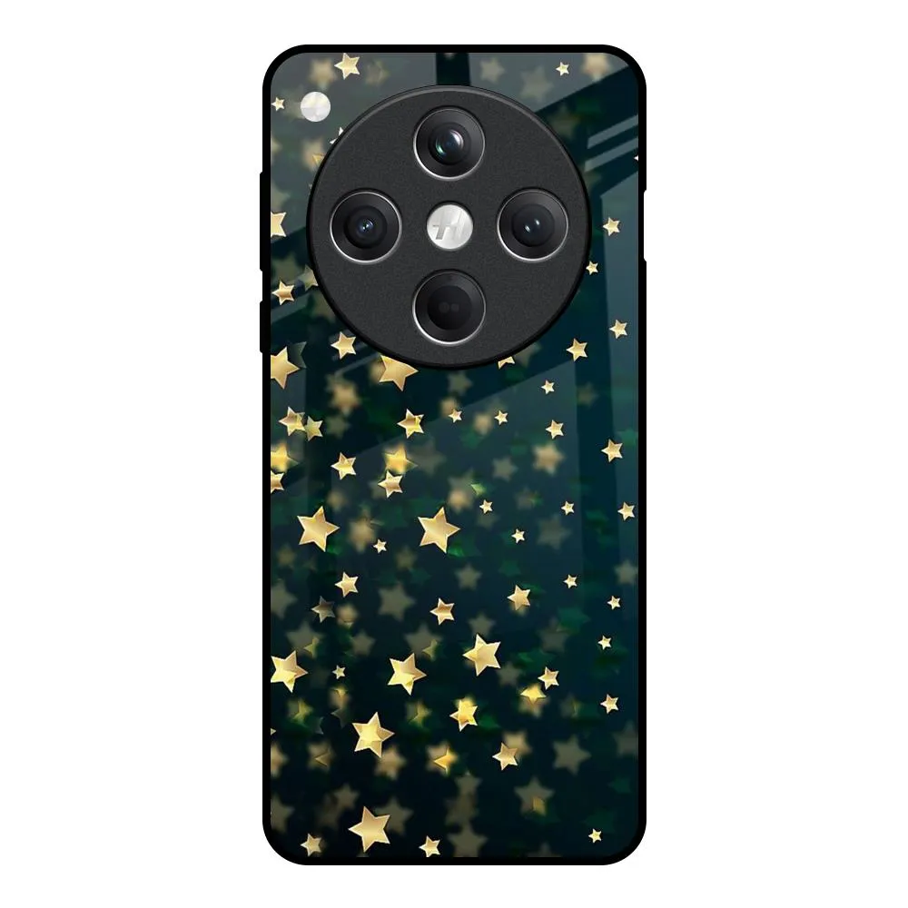 Dual Layer Dazzling Stars Glass Case For Oppo Find X8 5G