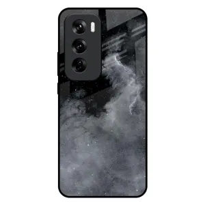 Fossil Gradient Glass Case For Oppo Reno 12 5G Elegant Build Texture