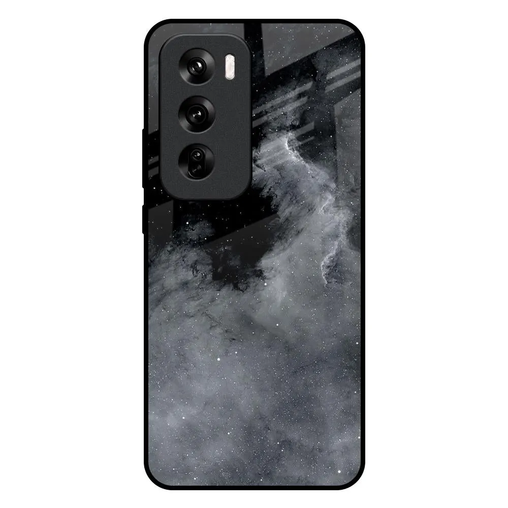 Fossil Gradient Glass Case For Oppo Reno 12 5G Elegant Build Texture