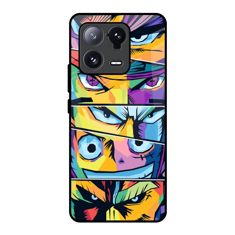 Anime Legends Glass Case for Mi 13 Pro Stylish Aesthetic daily accessory